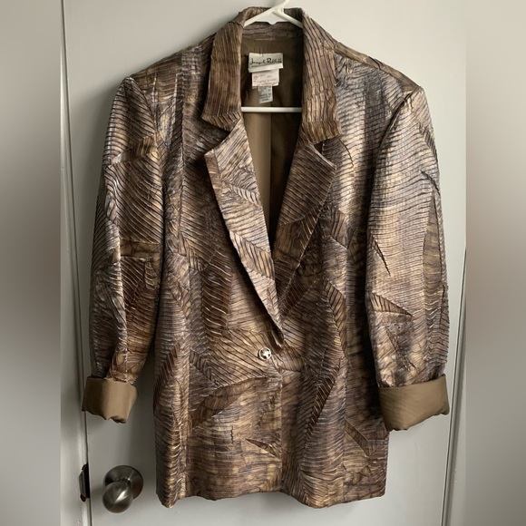 Vintage Joseph Ribkoff snake print blazer - Picture 1 of 8